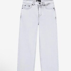 The Kooples Soft Gray Straight Leg Jeans